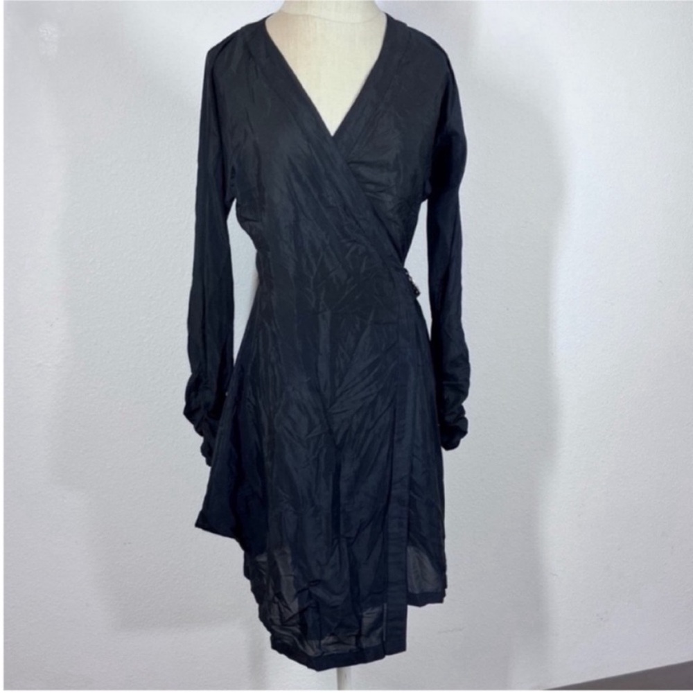 Vintage Moda Black Long Sleeve  Dress